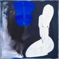 Syrena, 2017 by Grzegorz L. Piotrowski, 2017, akryl, płótno, sold Aug 2017