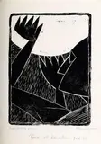 Modlitwa do słońca by Stefan Szmaj, linoryt, papier, 25, sold Jul 2017