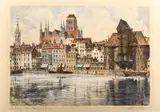 Stanisław Gałek, Panorama Gdańska od strony Motławy