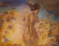 Olga Pelipas, Świt, 2017, 2017, akryl, płótno