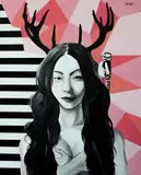 Zuzanna Zu Jankowska, Naturalnie, 2017, 2017, akryl, płótno