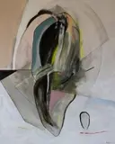 Mateusz Rybka, Poczynania Zeusa, 2017, 2017, technika mieszana, płótno