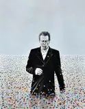 Daniel Białowąs, You take the blue pill, the story ends, 2017, 2017, płótno, akryl