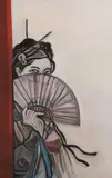 Paweł Porada, Japonka II, 2016, 2016, olej, płótno
