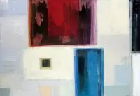 Barbara Zabłocka, Przez okno, 2016, 2016, akryl, płótno