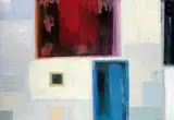 Barbara Zabłocka, Przez okno, 2016, 2016, akryl, płótno
