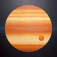 Przestrzeń i czas IV, 2017 by Łukasz Czernicki, 2017, akryl, płótno, technika własna, sold May 2017