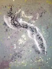 Amonaria Magda Maciaszek, Splash woman 5, 2016, 2016, akryl, płótno