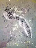 Amonaria Magda Maciaszek, Splash woman 5, 2016, 2016, akryl, płótno