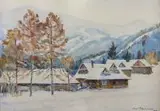 Stephan Filipkiewicz, Widok na Świnicę z Bystrego, 1928 r.