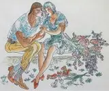 Maja Berezowska, Na ławce, 1962 r.