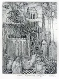 Ryszard Stryjec, Szachy, 1986 r., 1986, akwaforta, papier