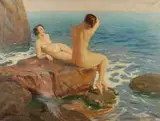 Feliks Michał Wygrzywalski, Nimfy na skale, 1927 r.