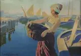 Feliks Michał Wygrzywalski, W porcie, 1932 r.