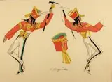 Zofia Stryjeńska, Stroje polskie - Strój góralski. Zbójnicki , plansza 20