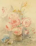 Maja Berezowska, Peonie, 1970 r.