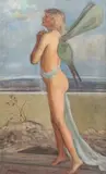 Mała wróżka, 1929 r. by Wlastimil Hofman, 1929, olej, płótno, sold May 2017