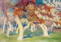 Henryk Uziemblo, Wiosna, 1911 r., 1911, tempera, płótno