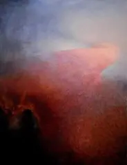 Jolanta Strzelczyk, Przejście, 2016, 2016, olej, płótno