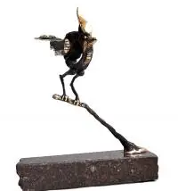 Ptak duży, 2016 by Krzysztof Jankowski, 2016, brąz, sold May 2017