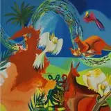Tęcza, 2014 by Michalina Czurakowska, 2014, akryl, płótno, sold May 2017