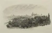 Leonard Chodźko, Panorama Krakowa, ok. 1835 r., 1835, staloryt, papier