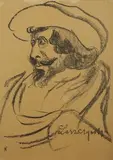 Karol Frycz, Leszczyński, 1904 r., 1904, litografia, papier, 34