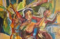 Anna Borcz, Hawaje, 2012, 2012, olej, płótno