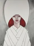 Marta Kurczyńska, Japanese Bride IV, 2016, 2016, akryl, płótno