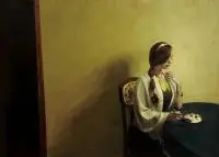Maria Danielak, Podwieczorek, 2016, 2016, olej, płótno