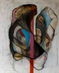 Mateusz Rybka, Podjęte decyzje, 2016, 2016, technika mieszana, płótno