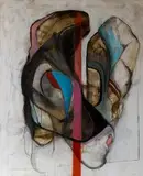 Mateusz Rybka, Podjęte decyzje, 2016, 2016, technika mieszana, płótno