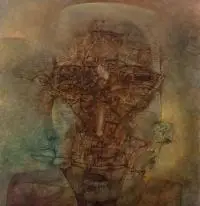 Zdzisław Beksiński, Bez tytułu, 1992, 1992, olej, płyta