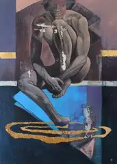 Karol Formela, Refleksja Narcyza, 2015, 2015, akryl, płótno