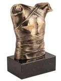 Pancerz by Igor Mitoraj, brąz patynowany, sold Mar 2017