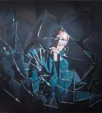 Anna Kołacka, Siedem lat nieszczęścia milczącej, 2014, 2014, olej, płótno