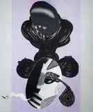 Ivo Nikić, Suknia, 2013, 2013, akryl, płótno