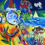 Dzikość natury, 2014 by Michalina Czurakowska, 2014, akryl, płótno, sold Feb 2017