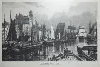 Adolf Closs, An der "Langen Brücke" in Danzig