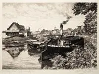 Albrecht Bruck, Neusaltz Oder Hafeneinfahrt