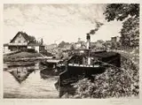 Albrecht Bruck, Neusaltz Oder Hafeneinfahrt