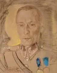Stanisław Ignacy Witkiewicz, Portret Franciszka Maciaka, 1934 r., 1934, pastel, papier