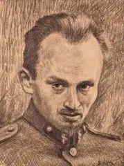 Autoportret, 1944 r. by Stefan Szmaj, 1944, ołówek, papier, sold Jan 2017