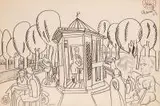 Edward Dwurnik, Planty z cyklu Kraków, 1967 r.