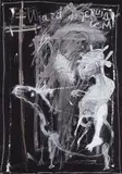 Henryk Cześnik, Wjazd do Jerusalem, 2001 r., 2001, ołówek, pastel, emulsja, papier