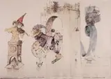 Tomasz Sętowski, Zegarmistrz światła, akwaforta, akwarela, papier