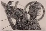 Tomasz Sętowski, Ikona czasu, 2016 r., 2016, akwaforta, papier