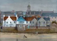 Michał Janicki, Elie, Fife Coast, 2016, 2016, akryl, płótno