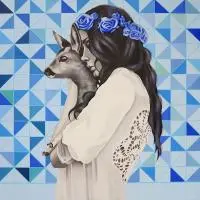 Karolina Fox, Just Like Heaven, 2016, 2016, akryl, płótno