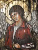 Borys Fiodorowicz, Zdrowy duch, 2016, 2016, akryl, szlagmetal, deska